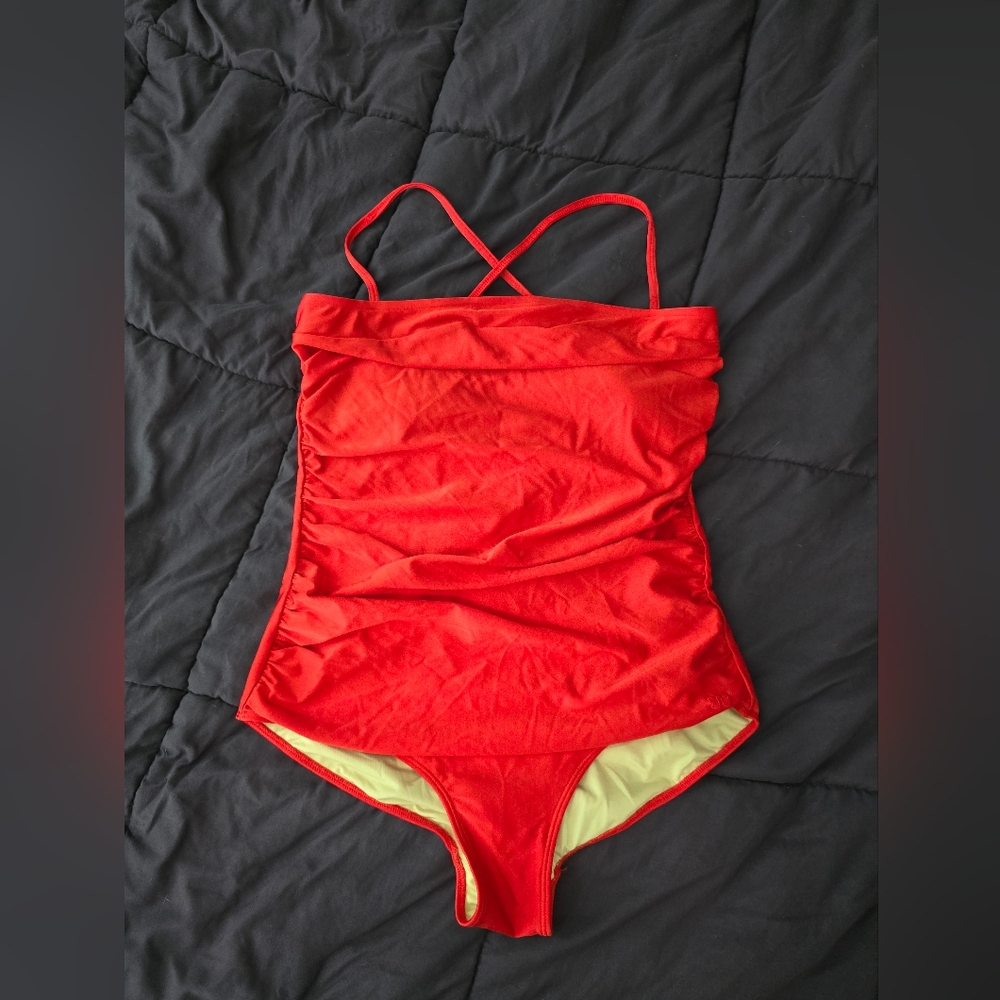 Albion Ballerina one piece in Poppy XL